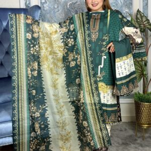 Silk Green Three Piece