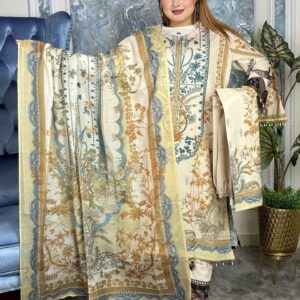 Silk Golden Three Piece