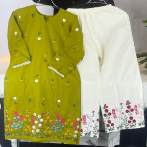 Floral Co-Ord Olive