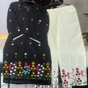 Floral Co-Ord Black